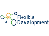 Flexible Development Uniconta samarbejde logo med TimeMap